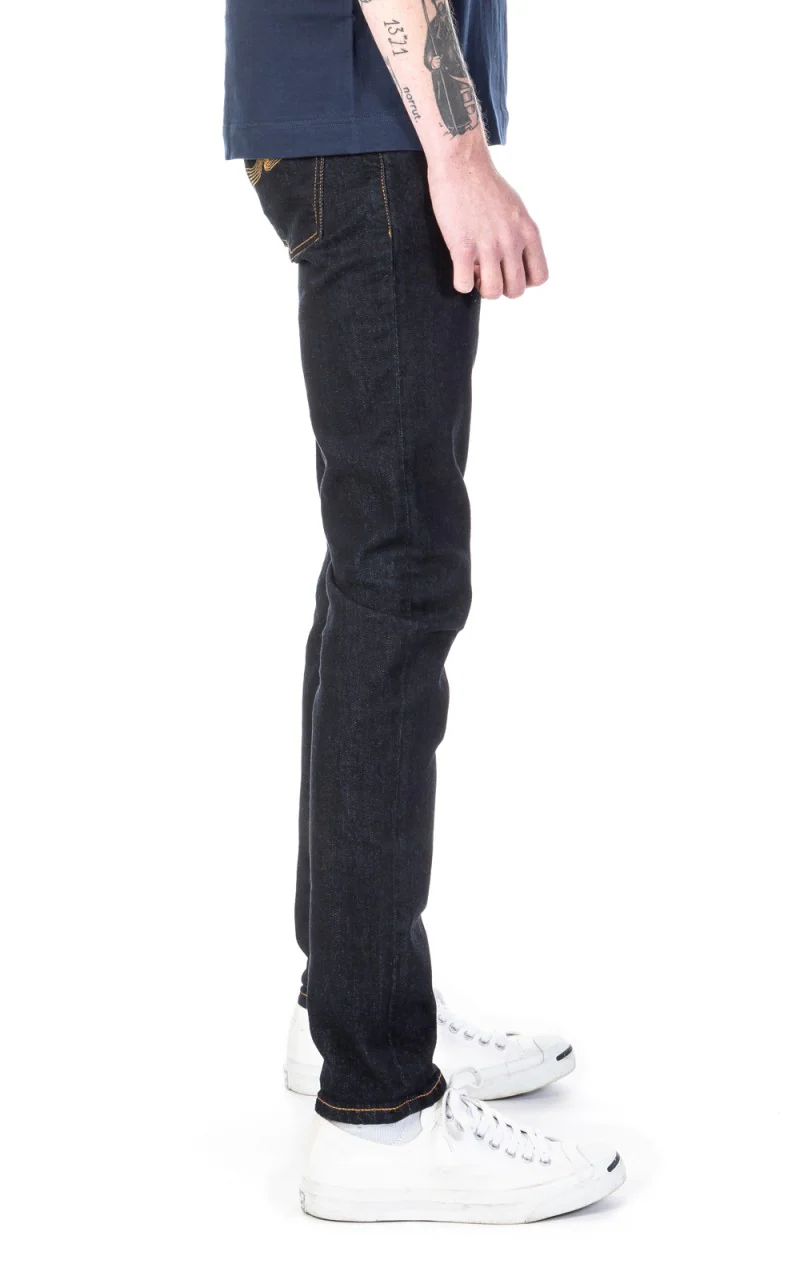 Nudie Jeans Skinny Lin Dry Deep Orange - Image 5