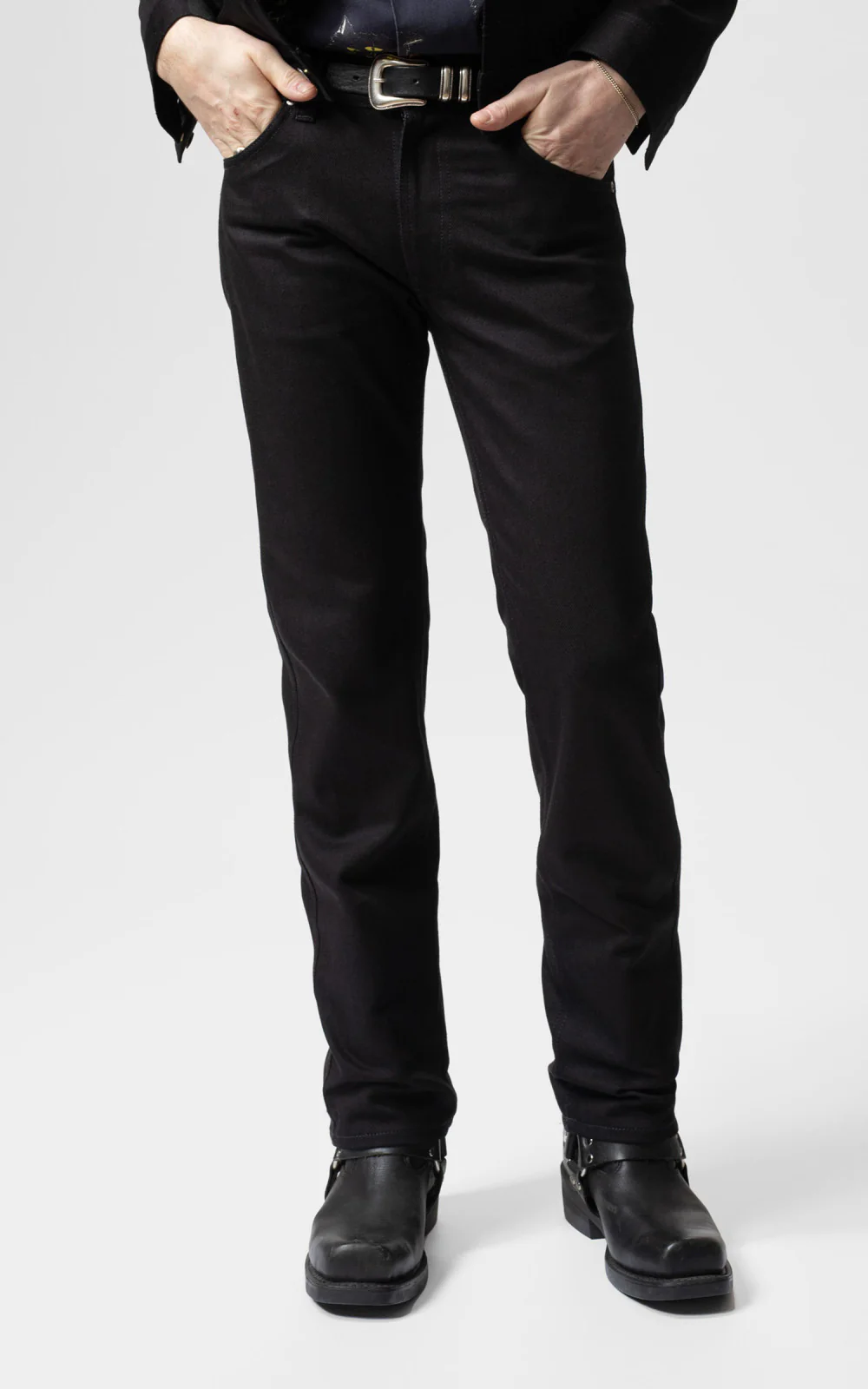 Nudie Jeans Slim Jim Dry Black Tar - Image 2