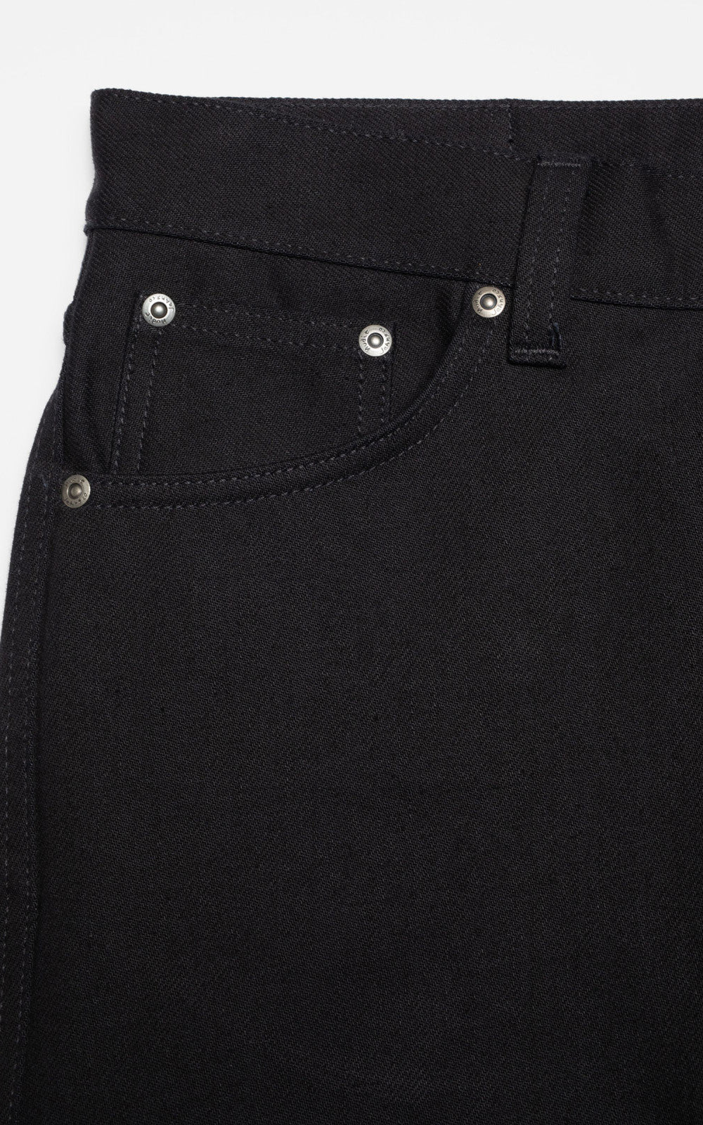 Nudie Jeans Slim Jim Dry Black Tar - Image 3