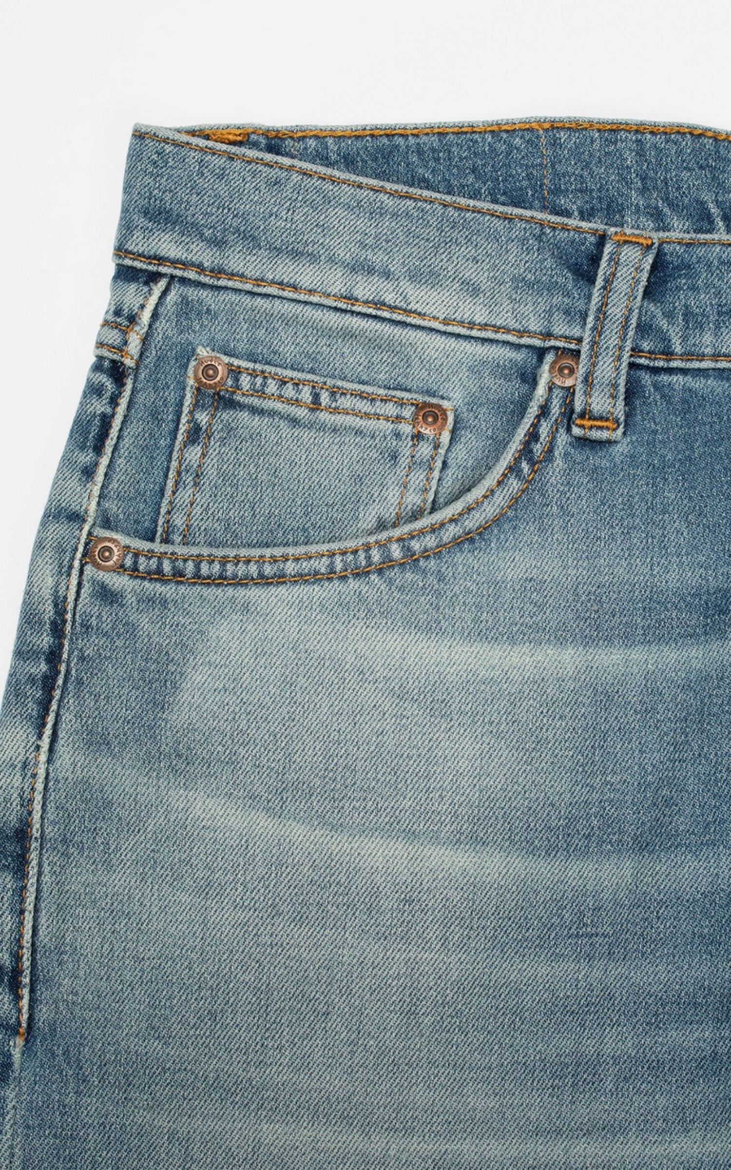 Nudie Jeans Solid Ollie Salt Water - Image 5