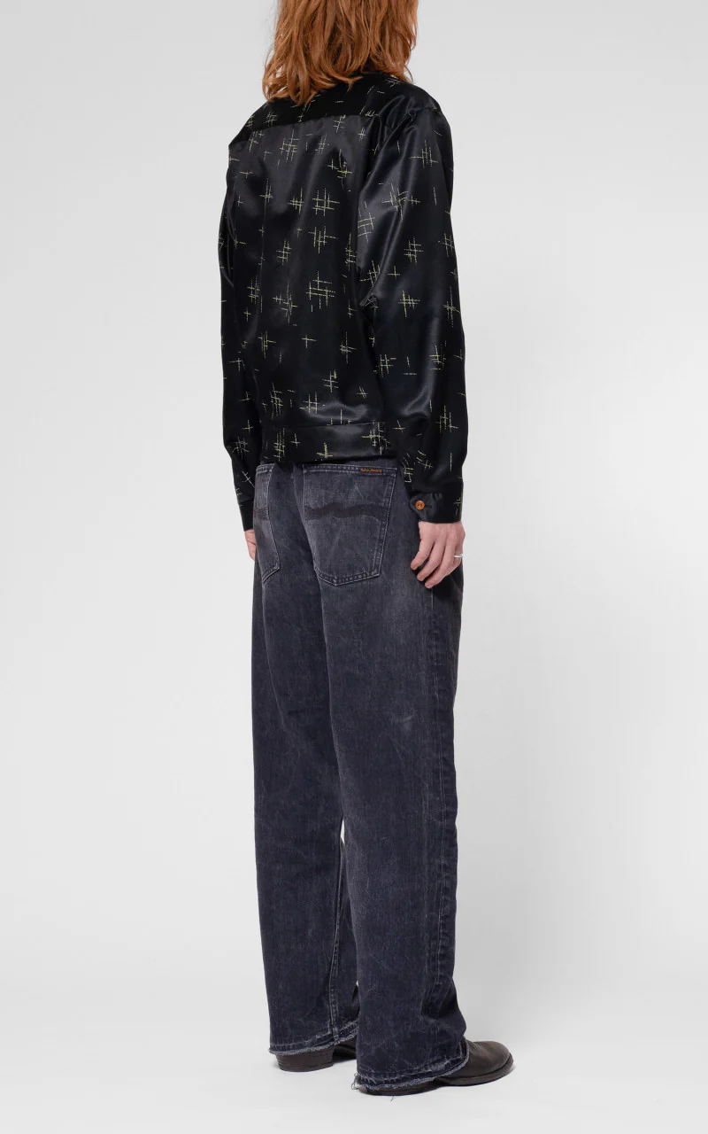 Nudie Jeans Staffan 50s Jacket Black - Image 6
