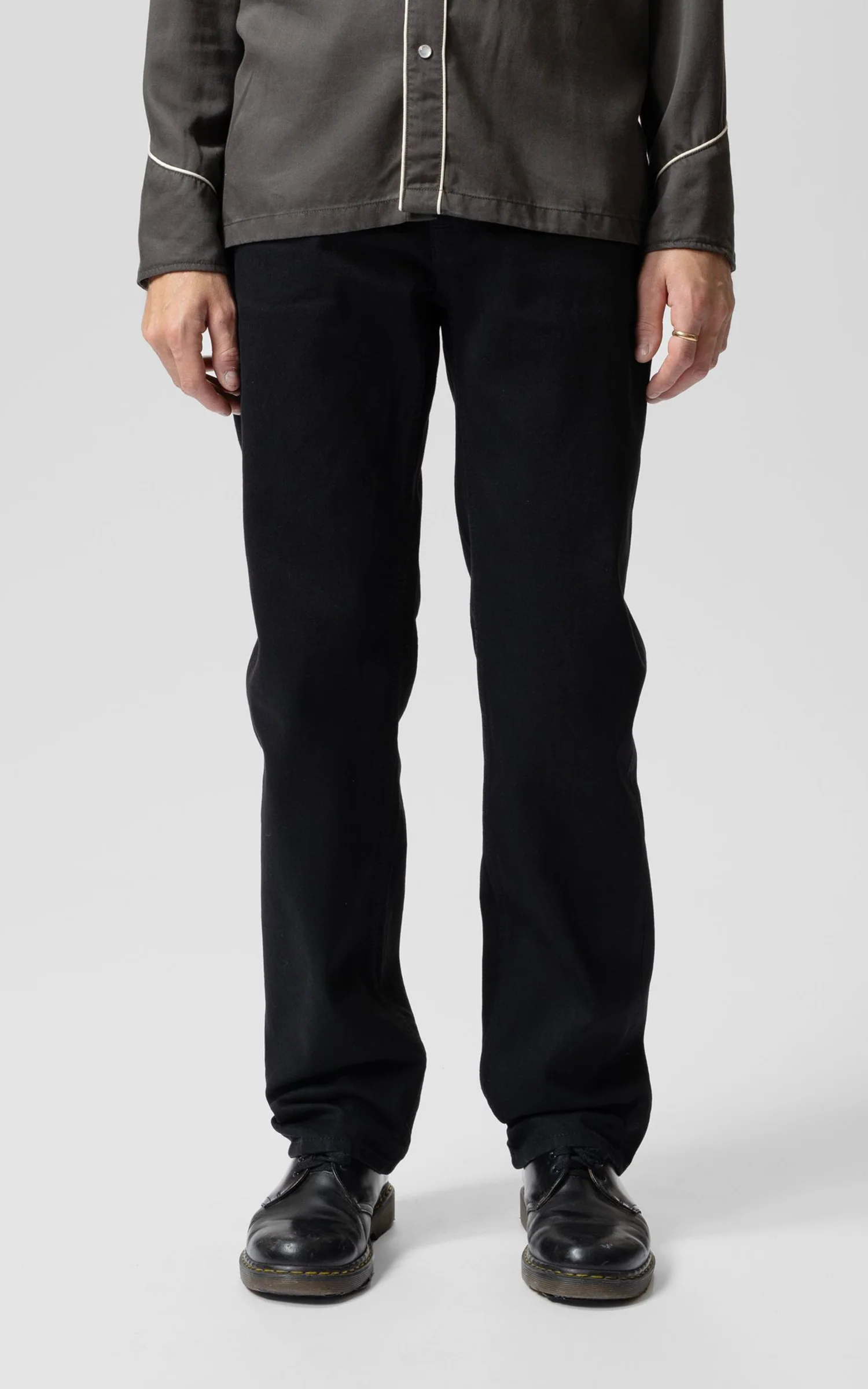 Nudie Jeans Steady Eddie II Black Water - Image 2
