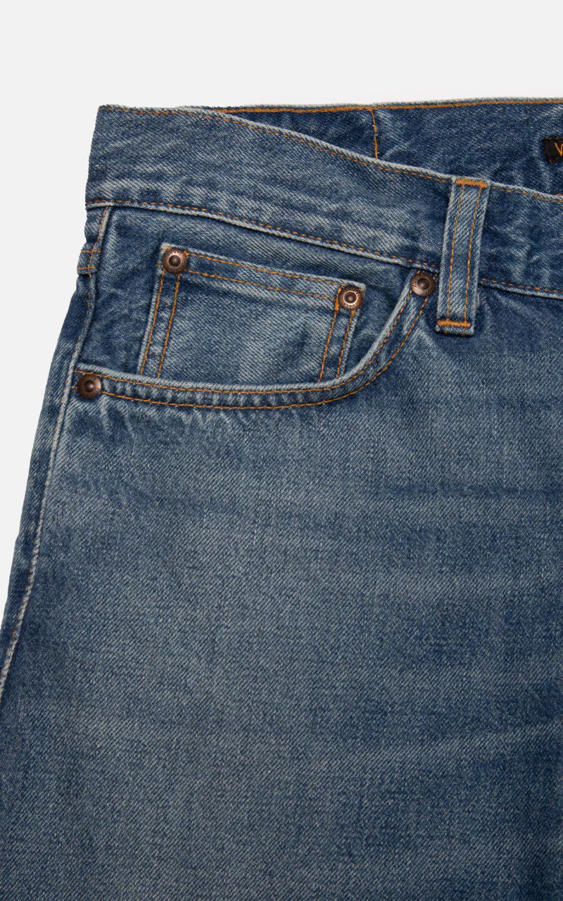 Nudie Jeans Steady Eddie II Blue Haze - Image 3