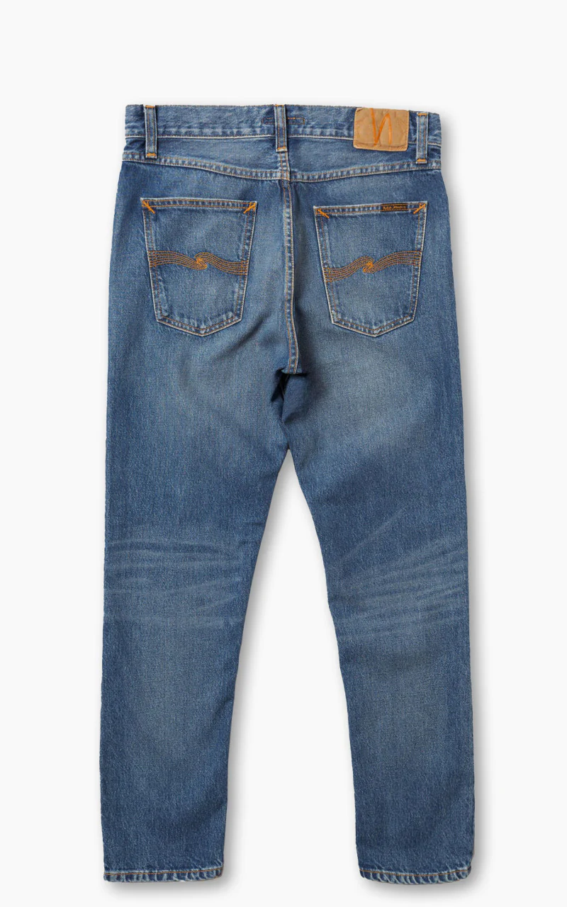 Nudie Jeans Steady Eddie II Blue Haze - Image 4