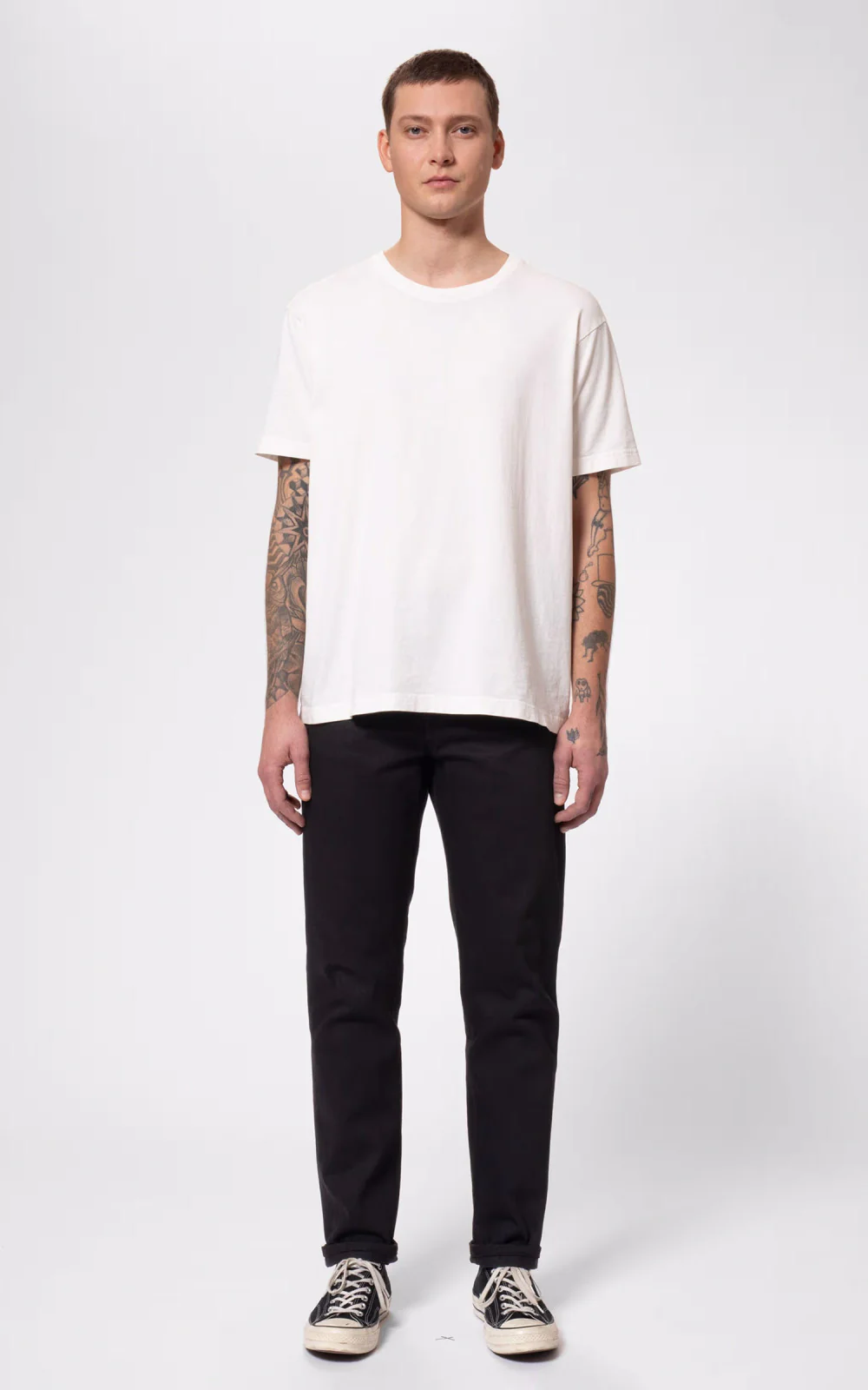 Nudie Jeans Steady Eddie II Dry Black Selvage - Image 2