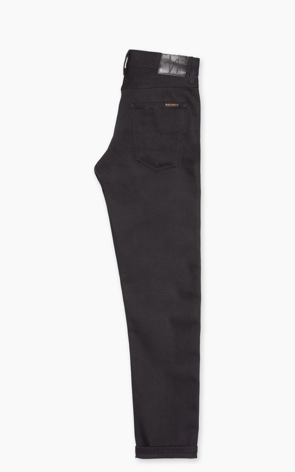 Nudie Jeans Steady Eddie II Dry Black Selvage - Image 5