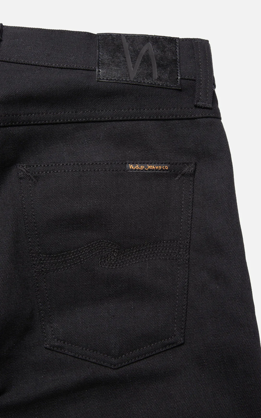 Nudie Jeans Steady Eddie II Dry Black Selvage - Image 7