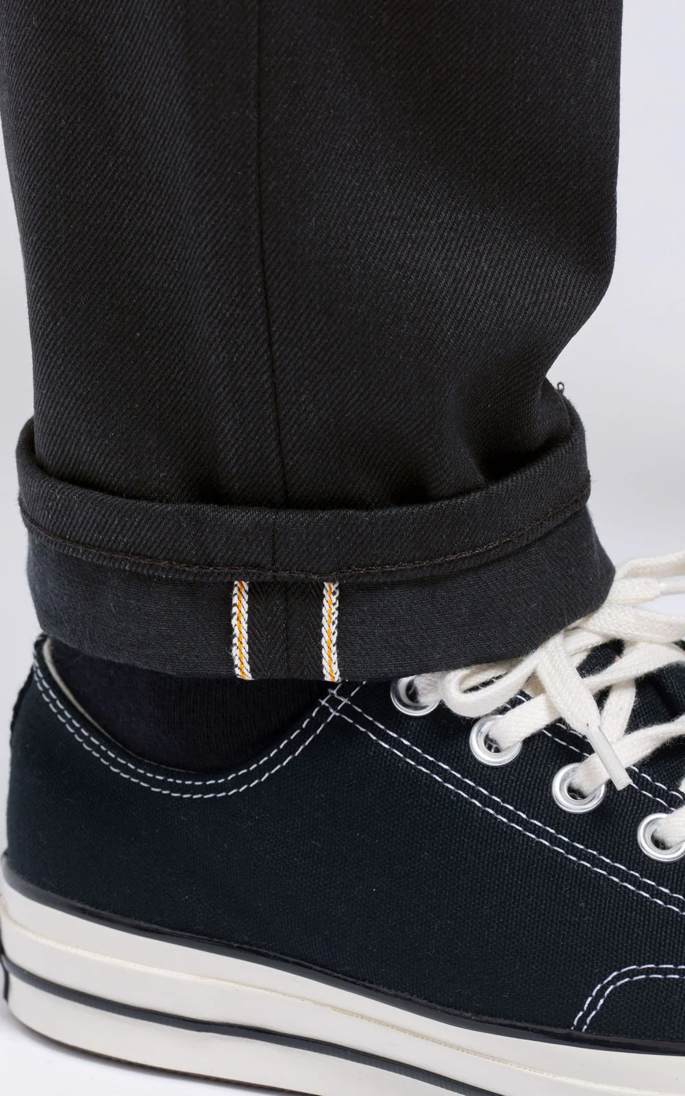 Nudie Jeans Steady Eddie II Dry Black Selvage - Image 8