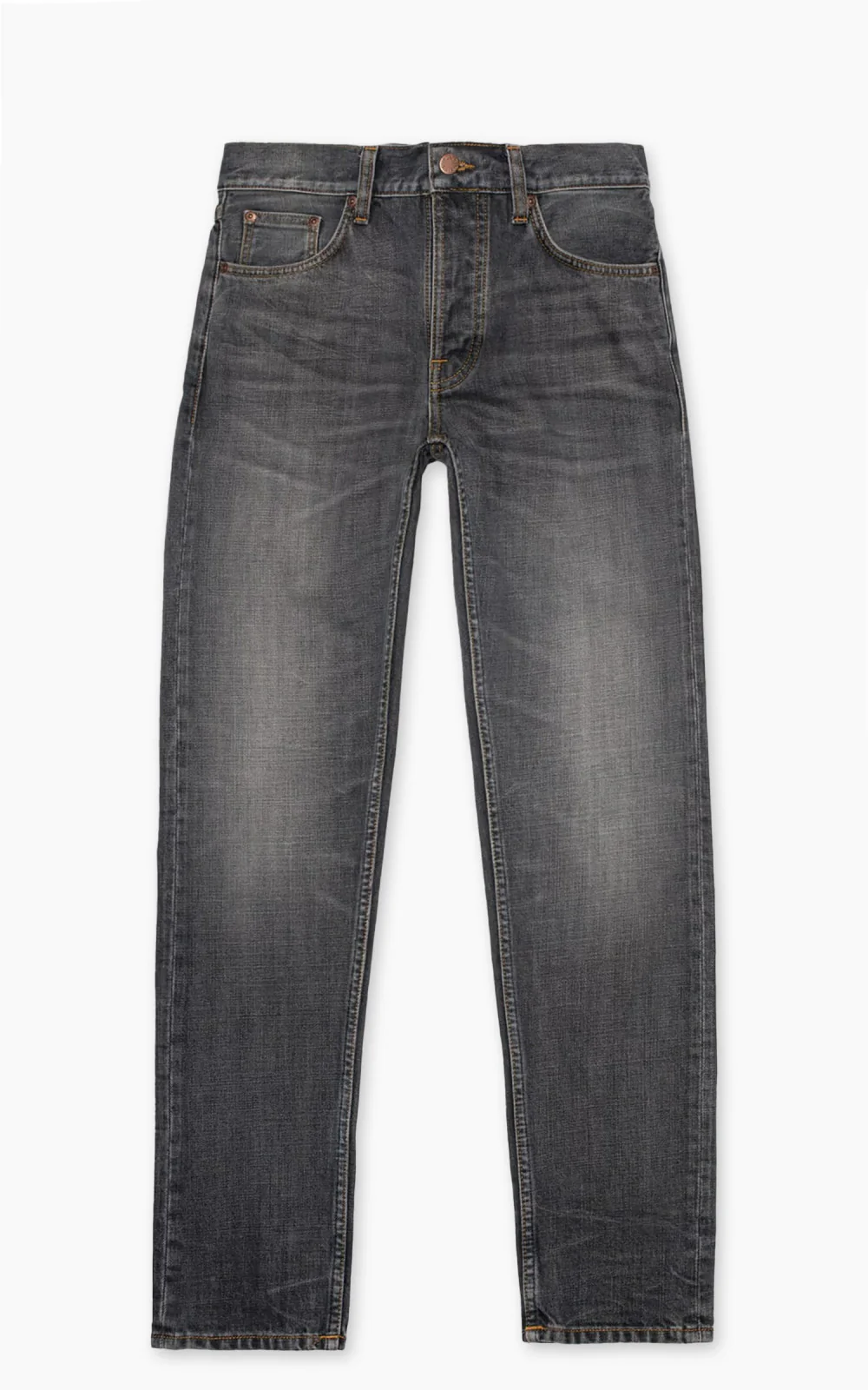 Nudie Jeans Steady Eddie II Grey Crosshatch