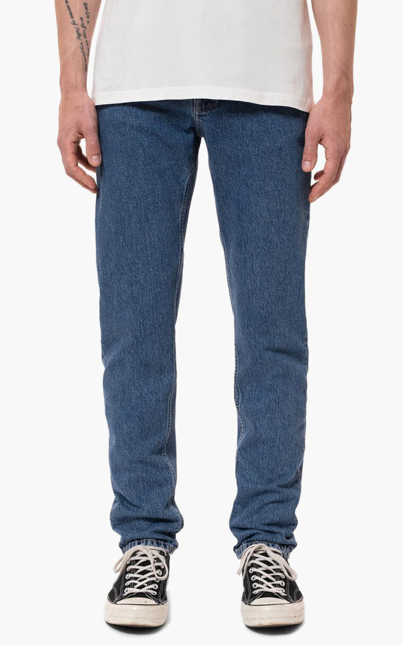 Nudie Jeans Steady Eddie II Wavy Blues - Image 2