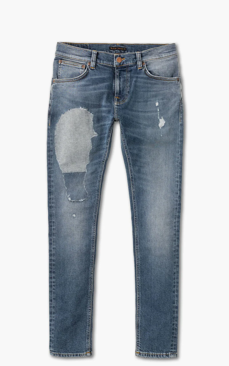 Nudie Jeans Tight Terry Worn And Patched