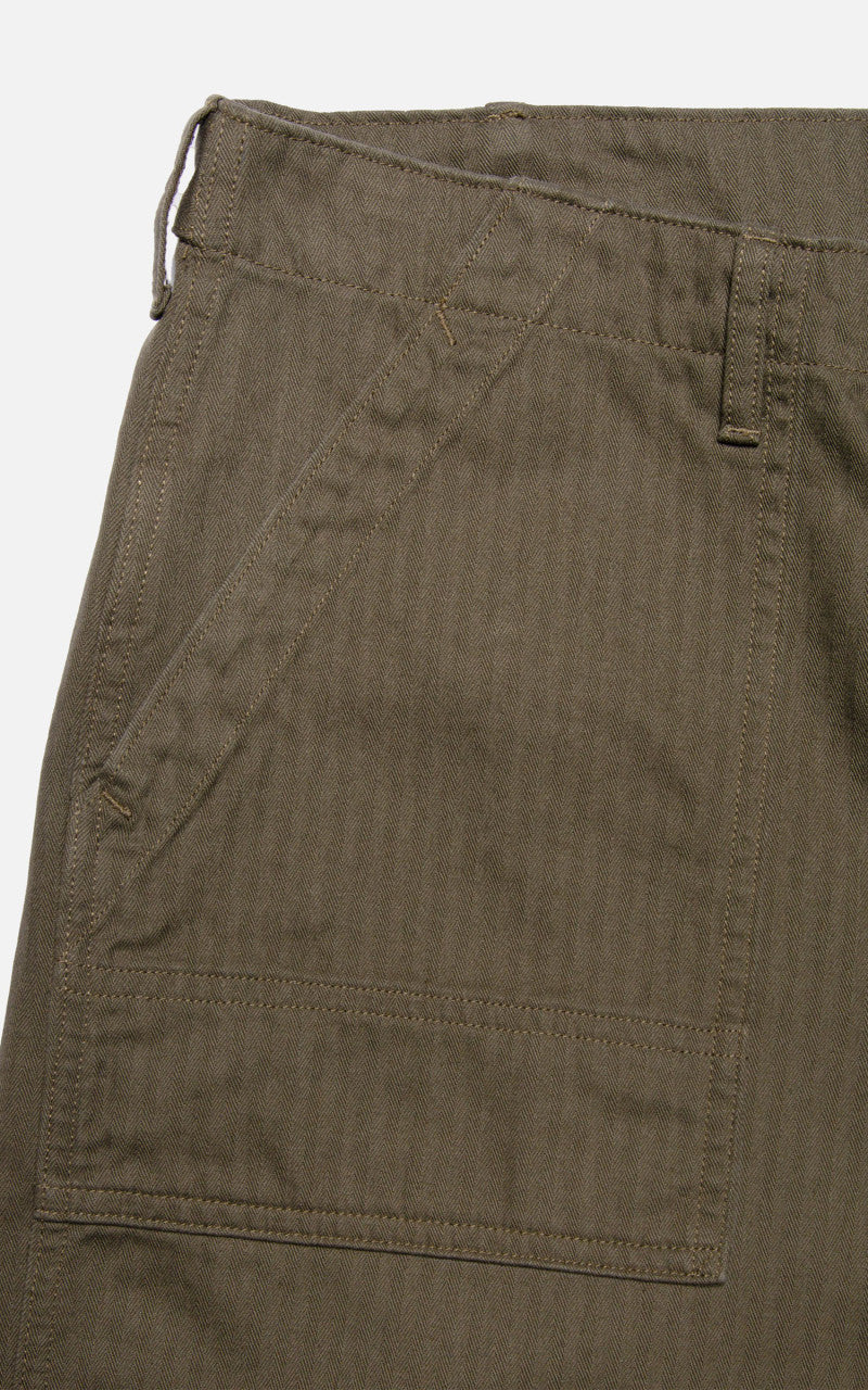 Nudie Jeans Tuff Tony Fatigue Pants Olive - Image 3