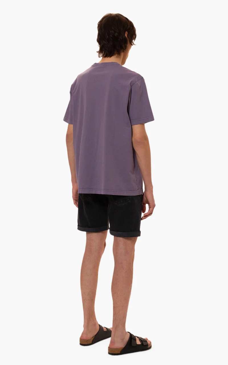 Nudie Jeans Uno Everyday Tee Lilac - Image 4