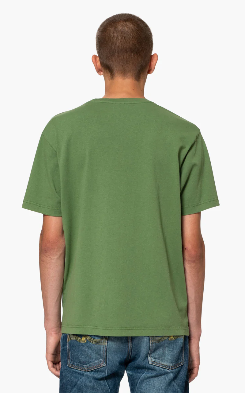 Nudie Jeans Uno Everyday Tee Pistaccio - Image 3