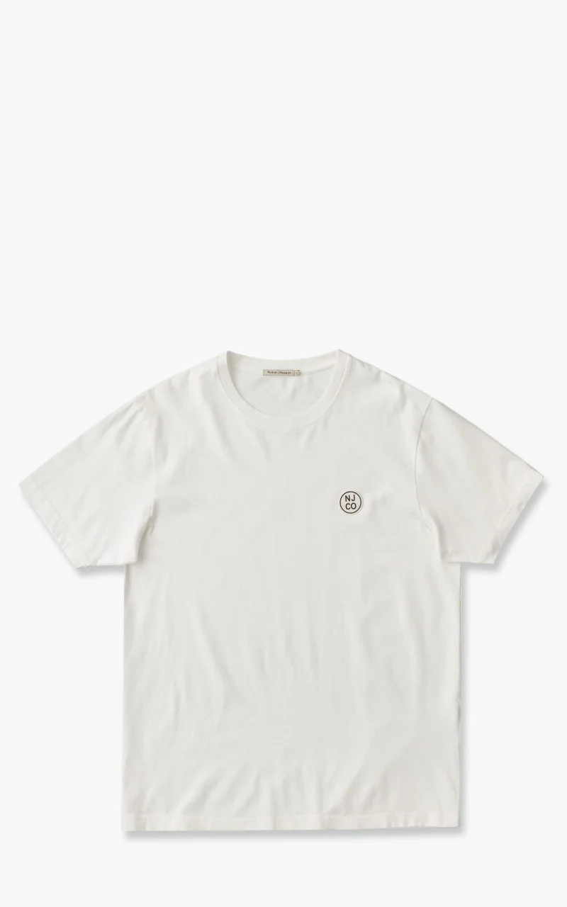 Nudie Jeans Uno NJCO Circle Chalk White