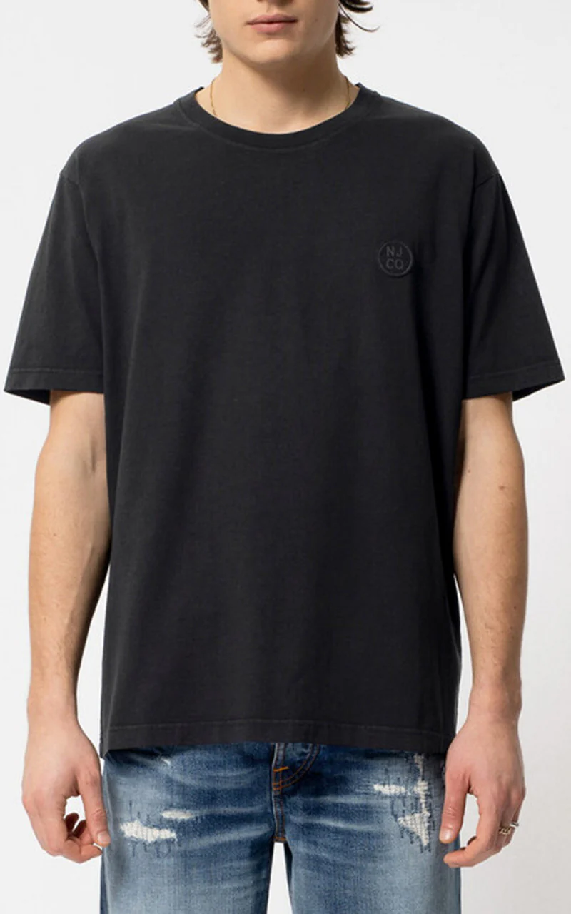 Nudie Jeans Uno NJCO Circle Faded Black - Image 2