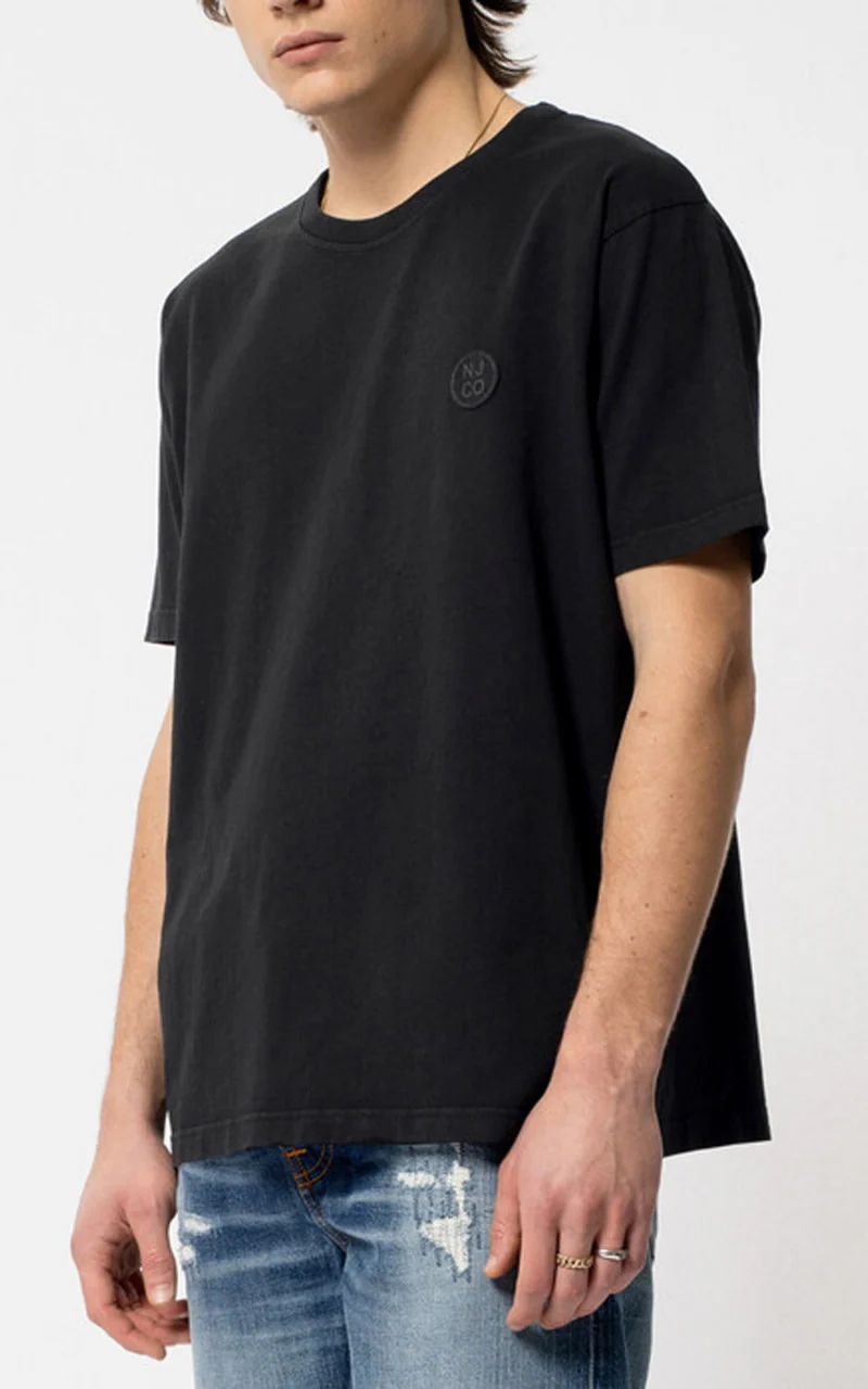Nudie Jeans Uno NJCO Circle Faded Black - Image 3