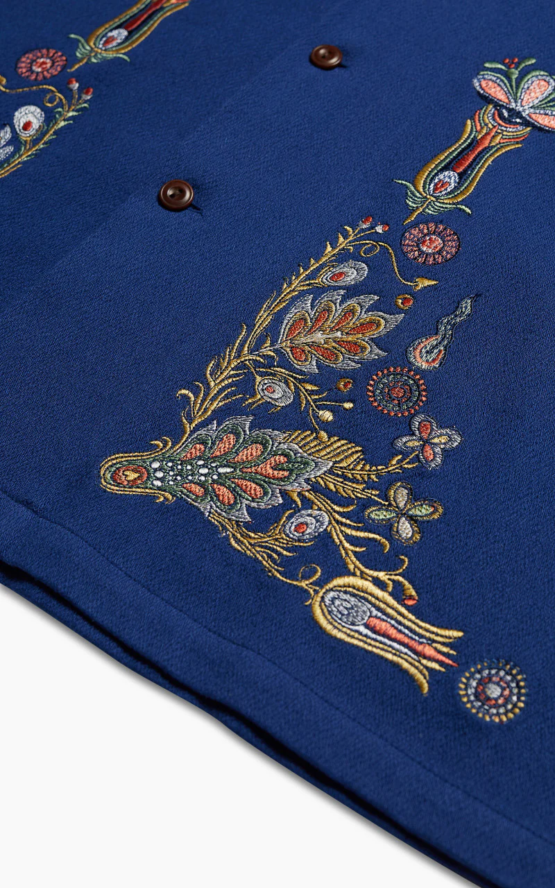 Nudie Jeans Vincent Floral French Blue - Image 3