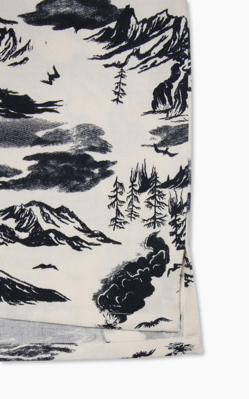 Nudie Jeans x Jeff Olsson Arvid Jeff Hawaii Shirt Ecru - Image 4