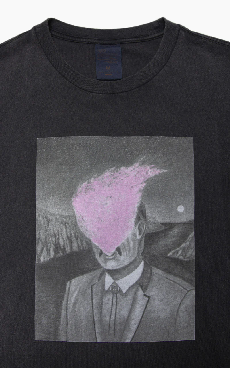 Nudie Jeans x Jeff Olsson Roy Bad Breath T-Shirt Faded Black - Image 5