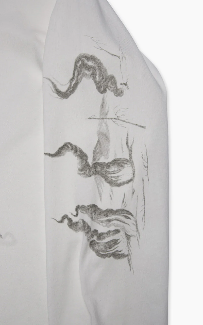 Nudie Jeans x Jeff Olsson Rudi Doodle T-Shirt Offwhite - Image 5
