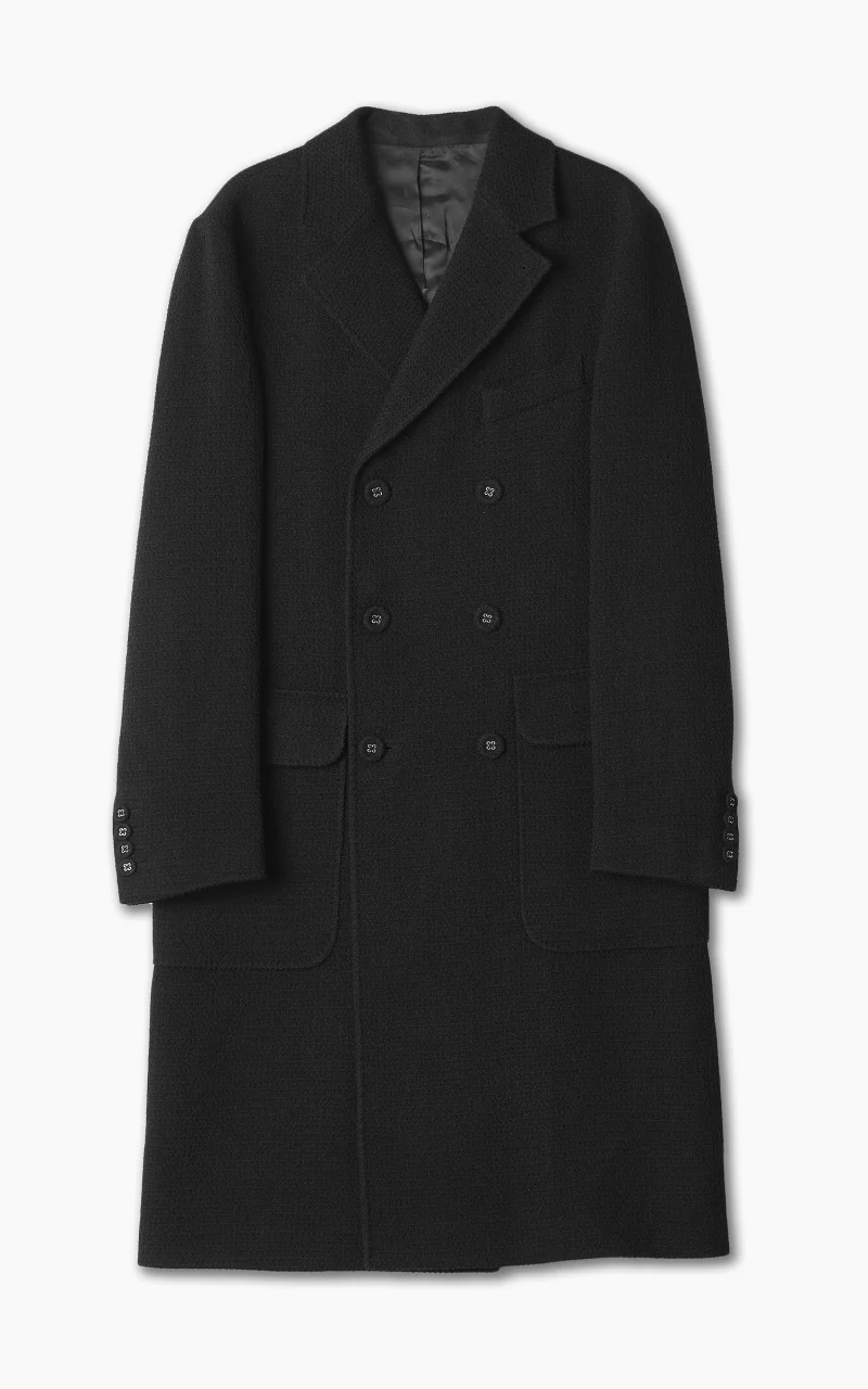 Officine Generale Andre Coat Wool Black