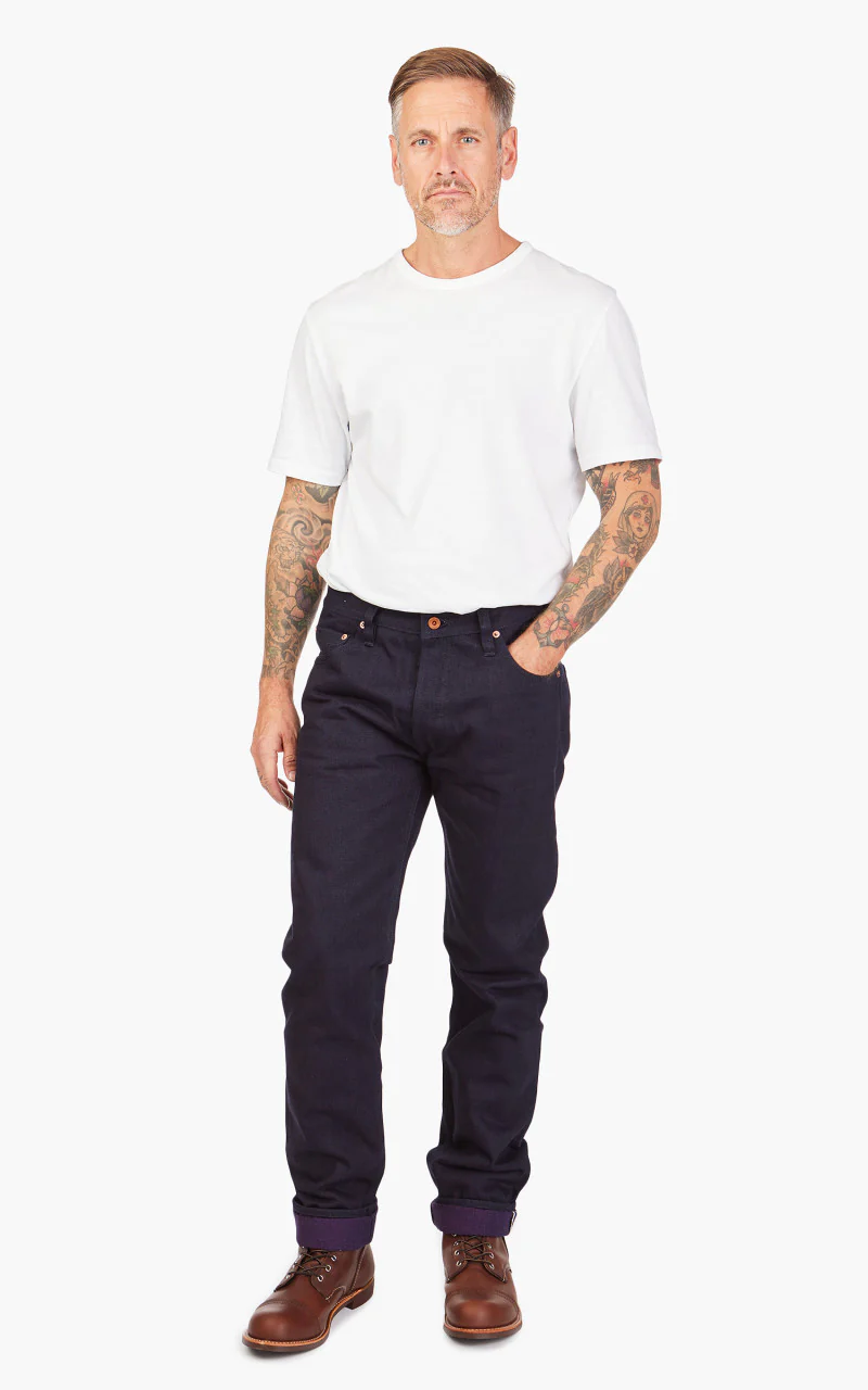 Oldblue Co. 7.75" Cut Boneyards 06 Okayama Selvedge Deep Indigo 15oz - Image 2