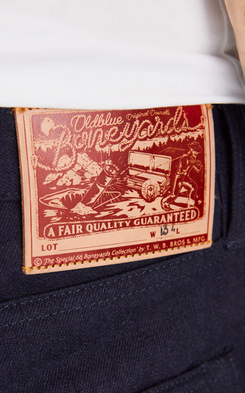 Oldblue Co. 7.75" Cut Boneyards 06 Okayama Selvedge Deep Indigo 15oz - Image 5