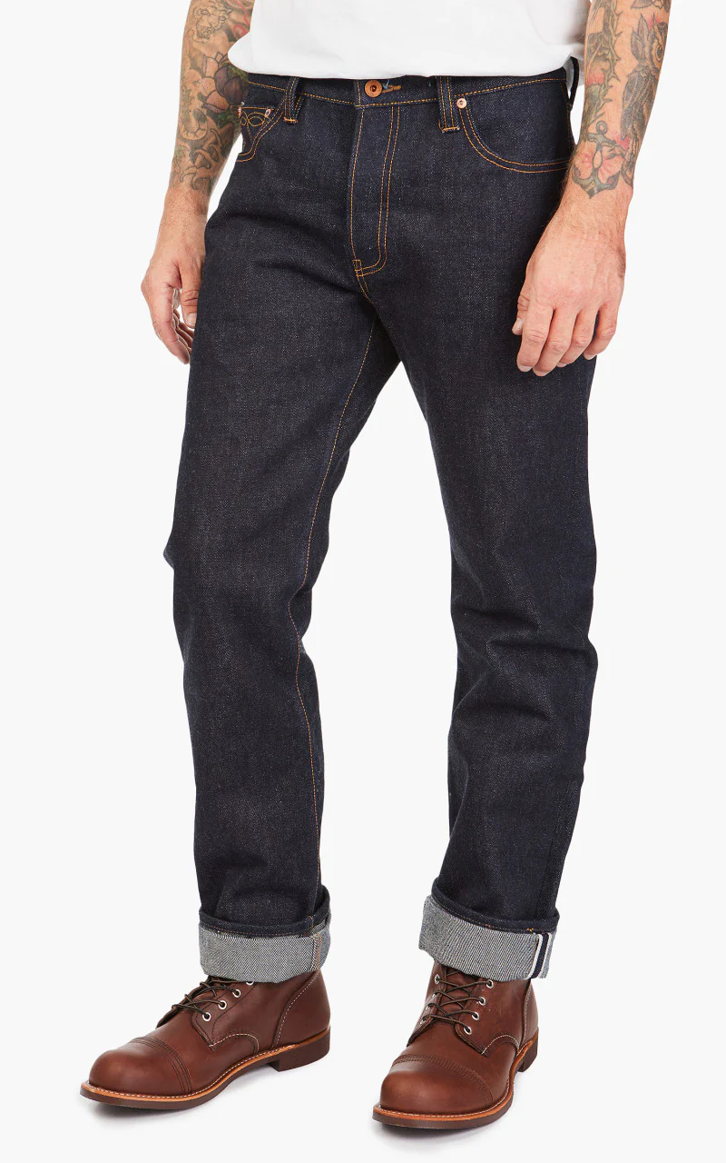 Oldblue Co. 8.25" Cut Heavy Weight Beast Indigo 21/23oz - Image 4