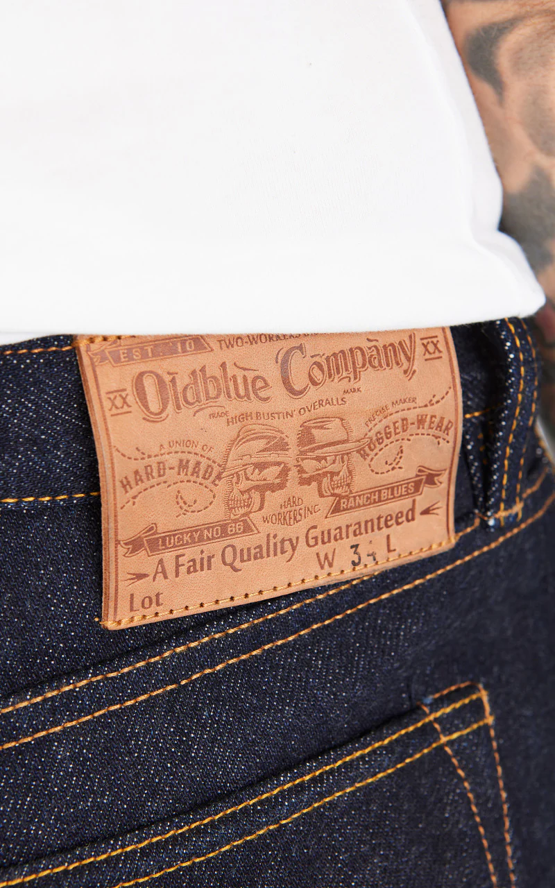 Oldblue Co. 8.25" Cut Heavy Weight Beast Indigo 21/23oz - Image 5