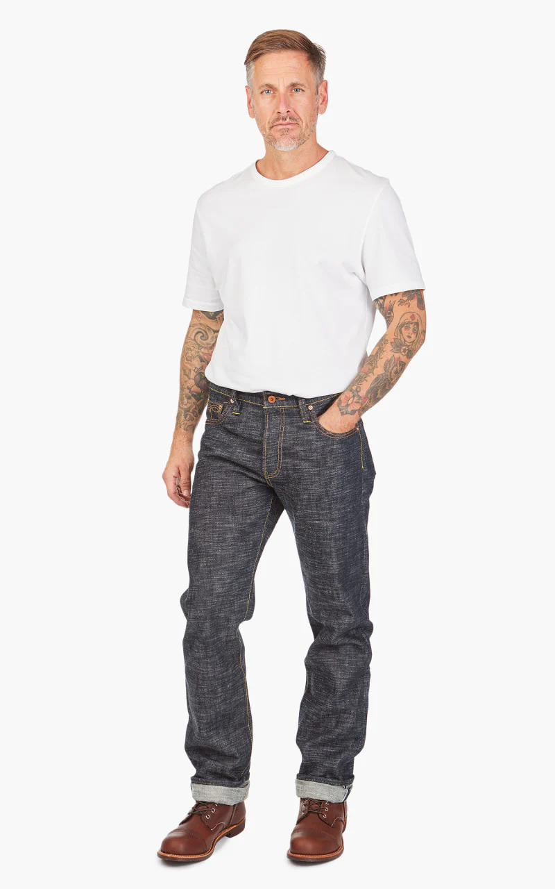 Oldblue Co. 8.25" Cut Over-Slub Atlantic Selvedge Indigo 18oz - Image 2