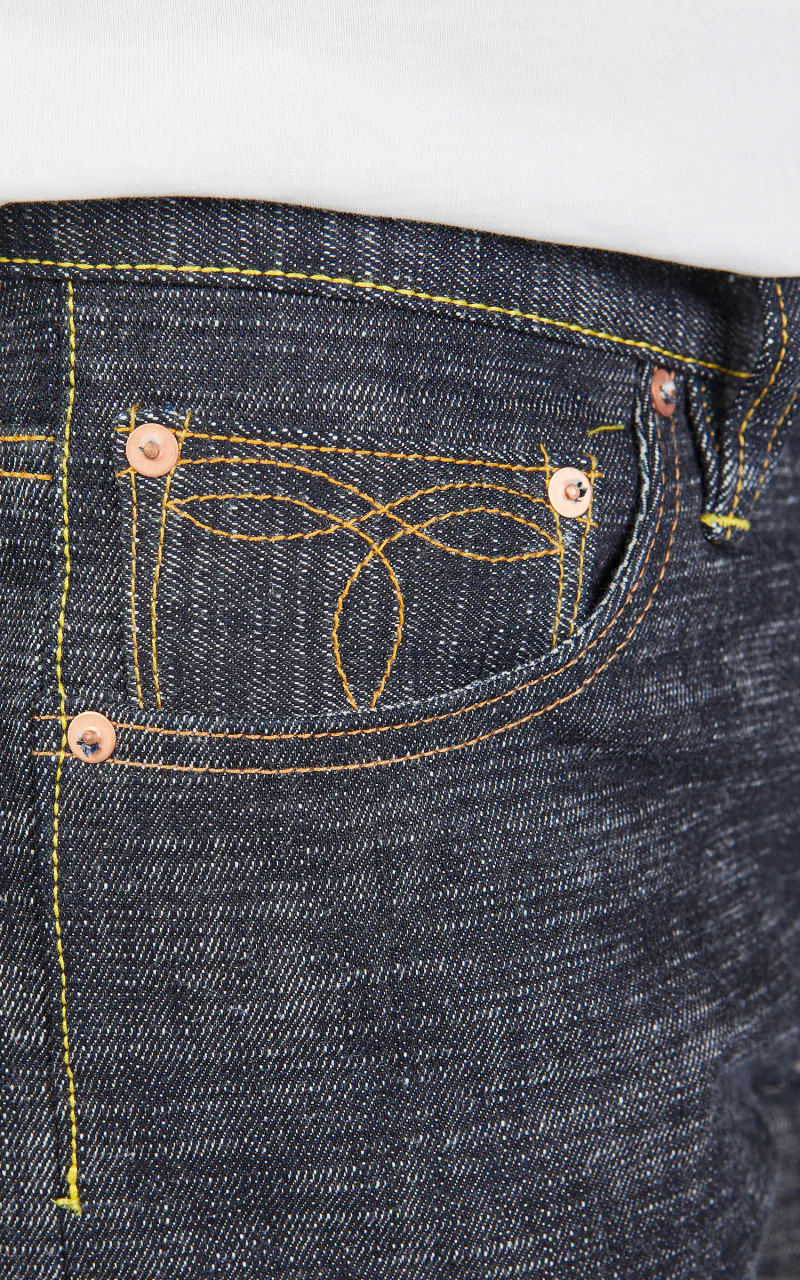 Oldblue Co. 8.25" Cut Over-Slub Atlantic Selvedge Indigo 18oz - Image 8