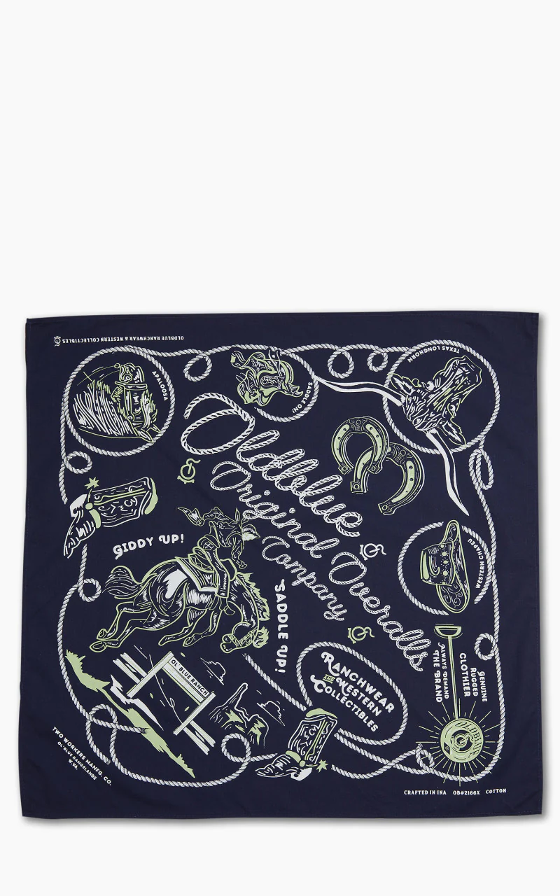 Oldblue Co. Bandana The Ranchin' Wear Blue