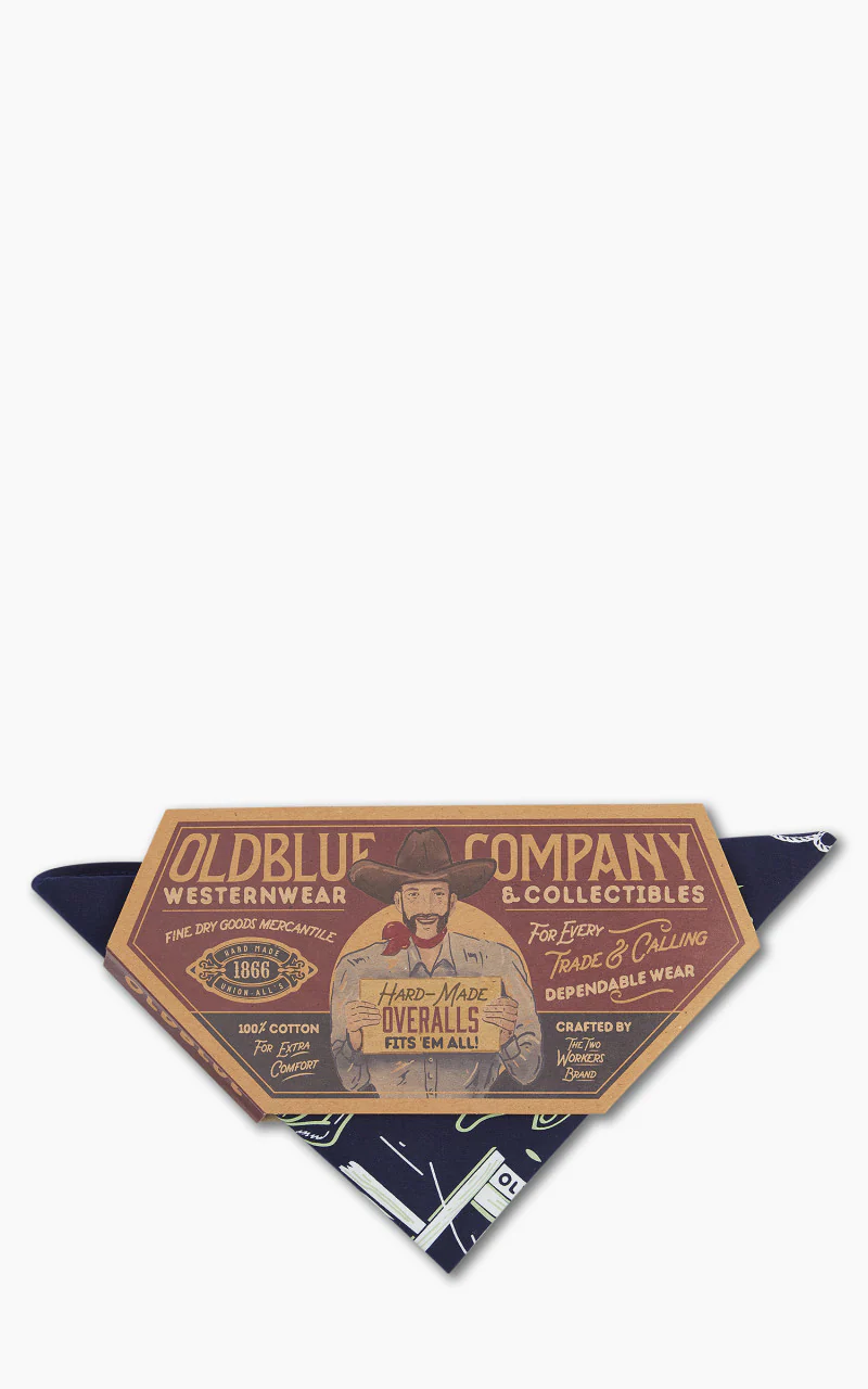 Oldblue Co. Bandana The Ranchin' Wear Blue - Image 2