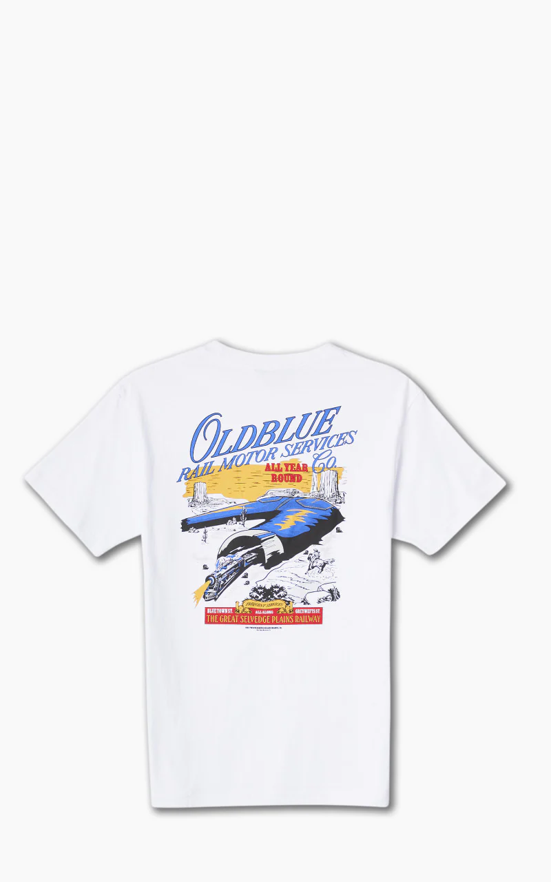 Oldblue Co. The Blue Tunnel Tee White - Image 3