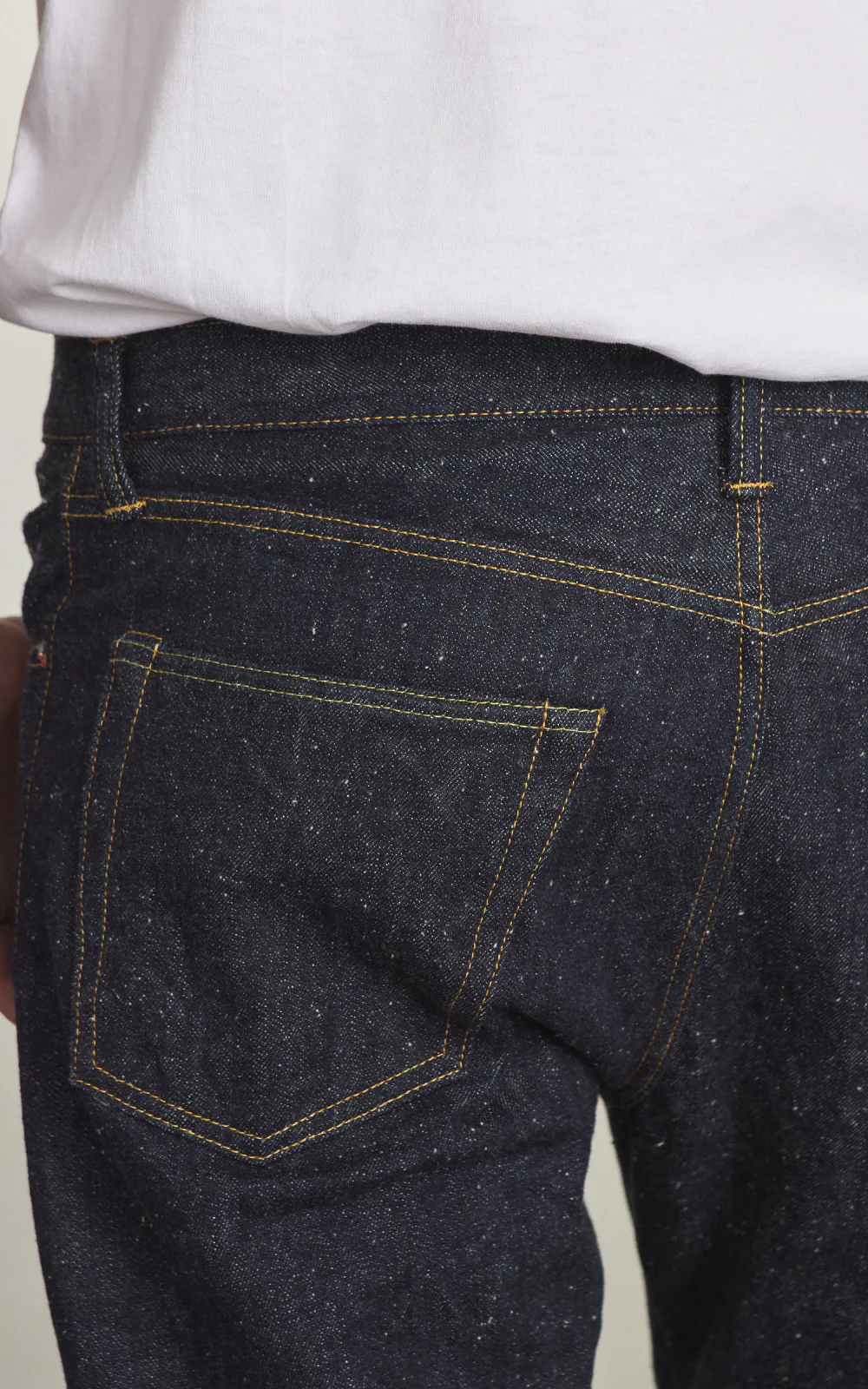 Omoto Denim 0412 Straight Fit Jeans Selvedge Nep Denim Indigo 16oz - Image 6