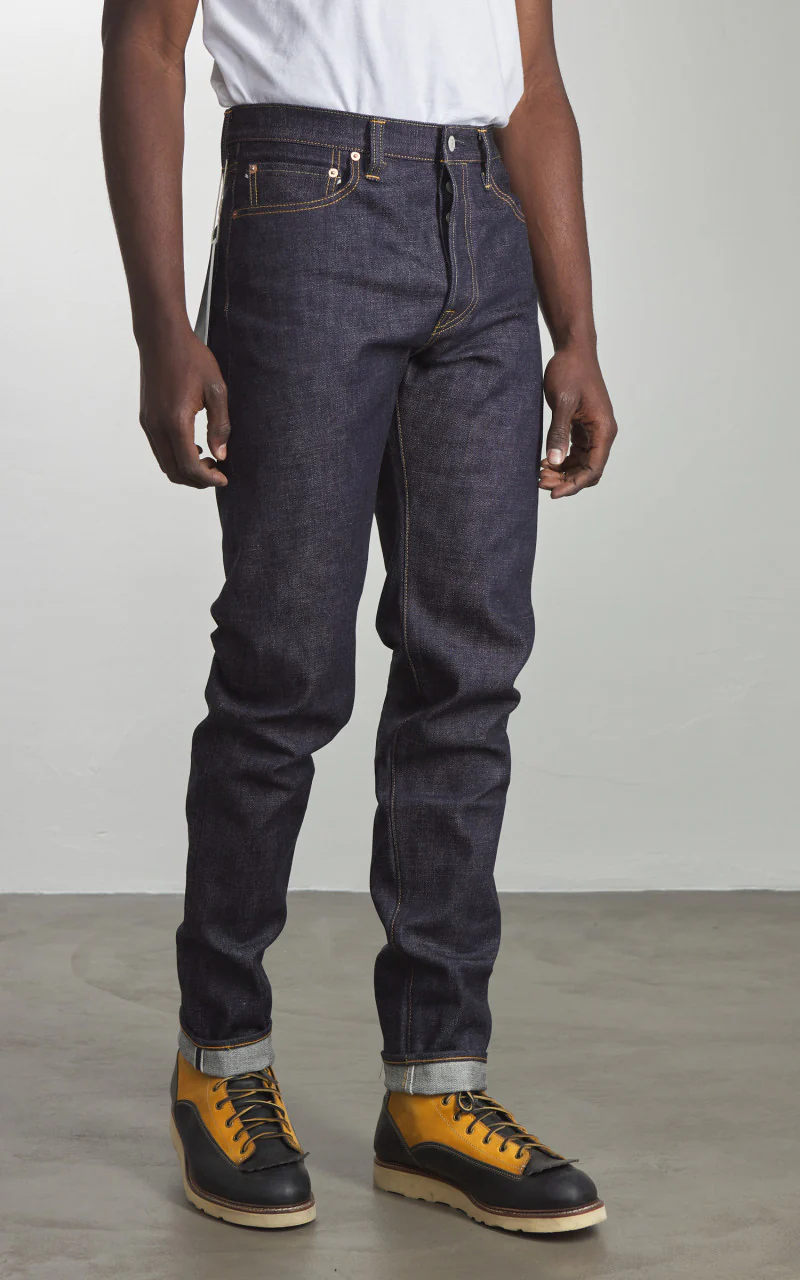 Omoto Denim 0416SZ Straight Fit Jeans Selvedge Indigo 15.5oz - Image 2