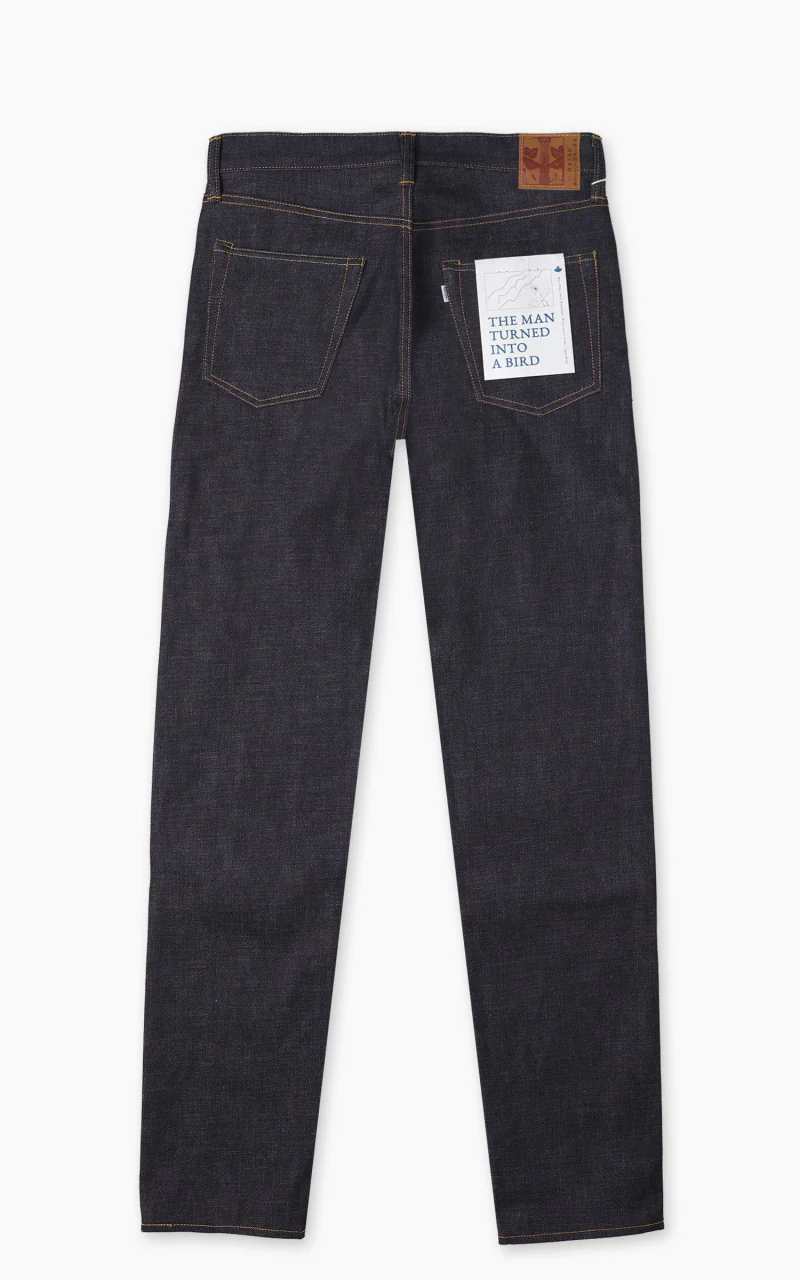 Omoto Denim 0416SZ Straight Fit Jeans Selvedge Indigo 15.5oz - Image 3