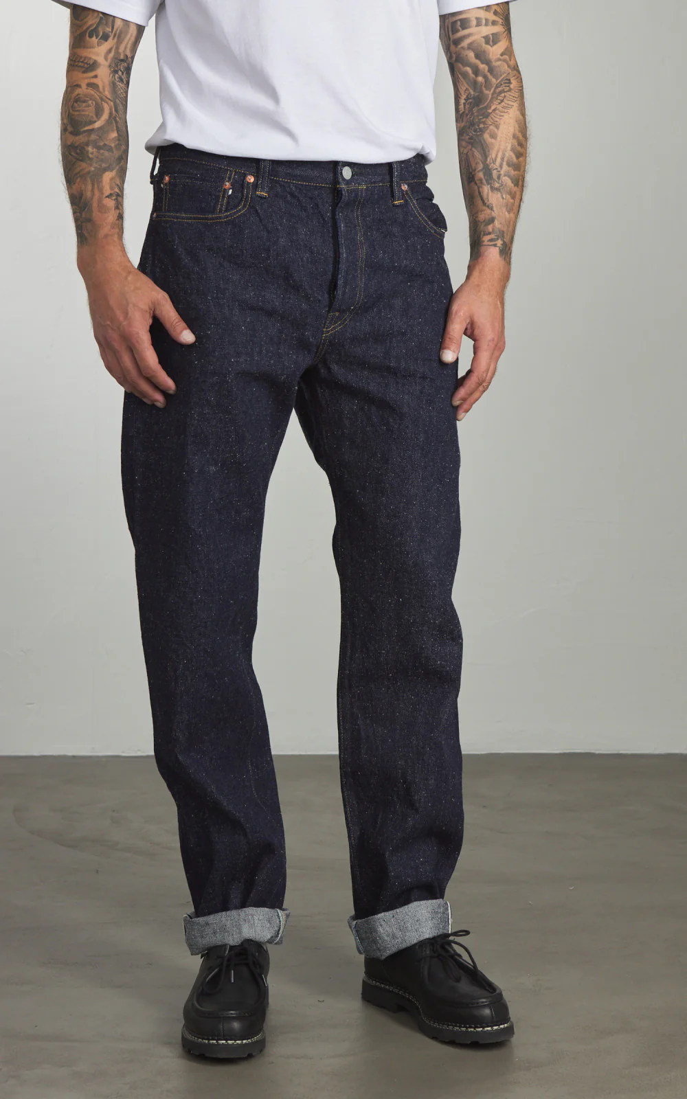 Omoto Denim 0612 Relax Fit Jeans Selvedge Nep Denim Indigo 16oz - Image 2