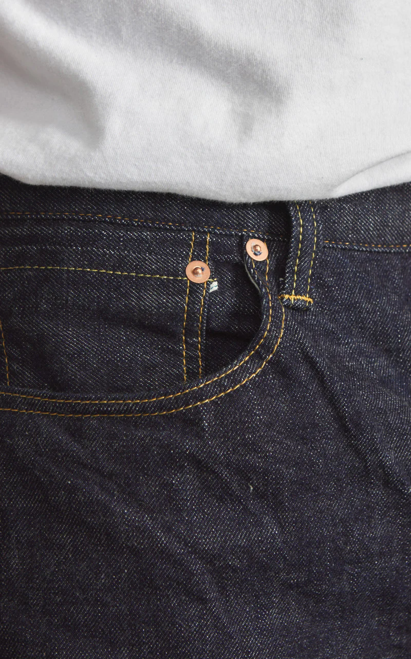 Omoto Denim 0615 Relax Fit Jeans Selvedge Indigo 13.5oz - Image 4