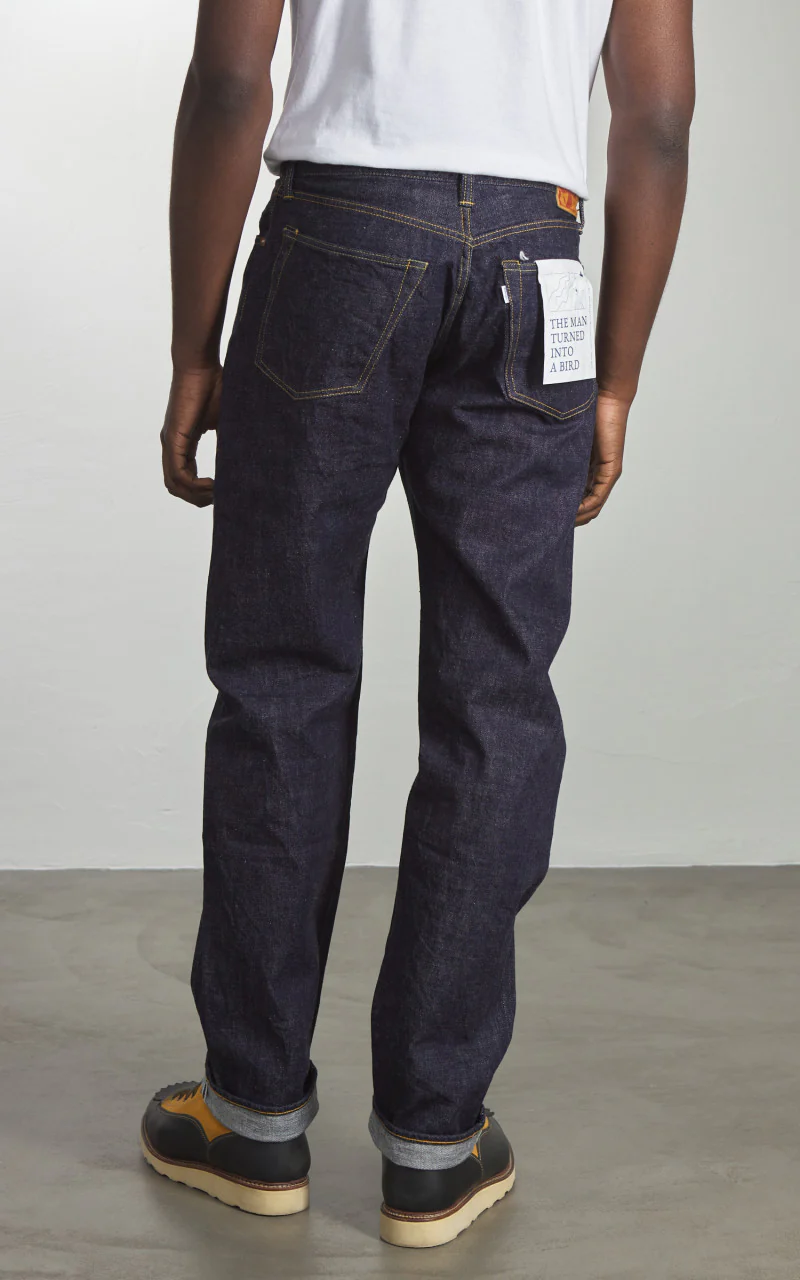 Omoto Denim 0615 Relax Fit Jeans Selvedge Indigo 13.5oz - Image 5