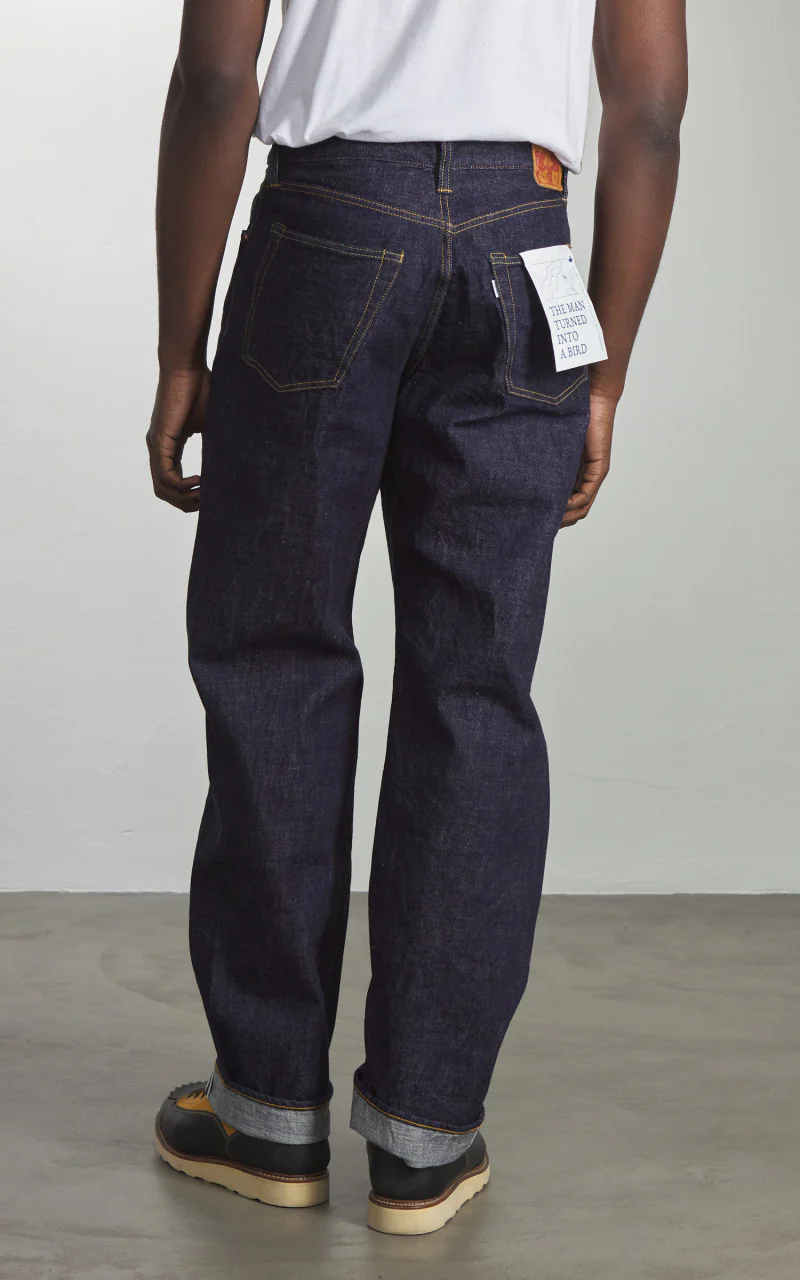 Omoto Denim 0815 Loose Fit Jeans Selvedge Indigo 13.5oz - Image 5
