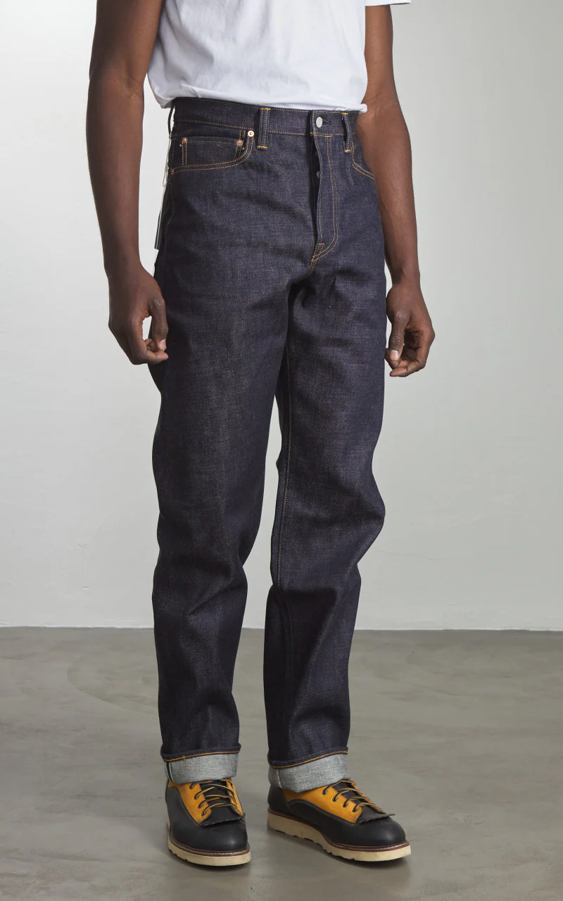 Omoto Denim 0816SZ Loose Fit Jeans Selvedge Indigo 15.5oz - Image 2