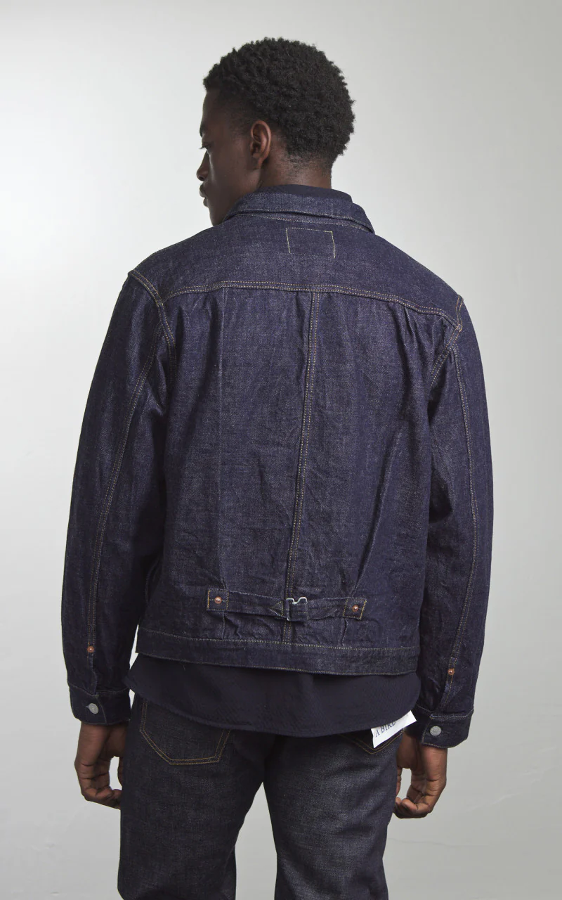 Omoto Denim 3115 Type 1 Denim Jacket Selvedge Indigo 13.5oz - Image 13
