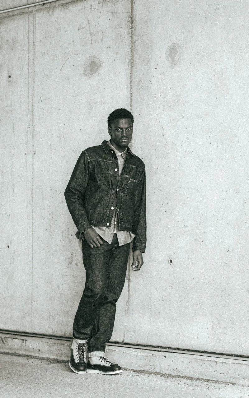 Omoto Denim 3115 Type 1 Denim Jacket Selvedge Indigo 13.5oz - Image 4