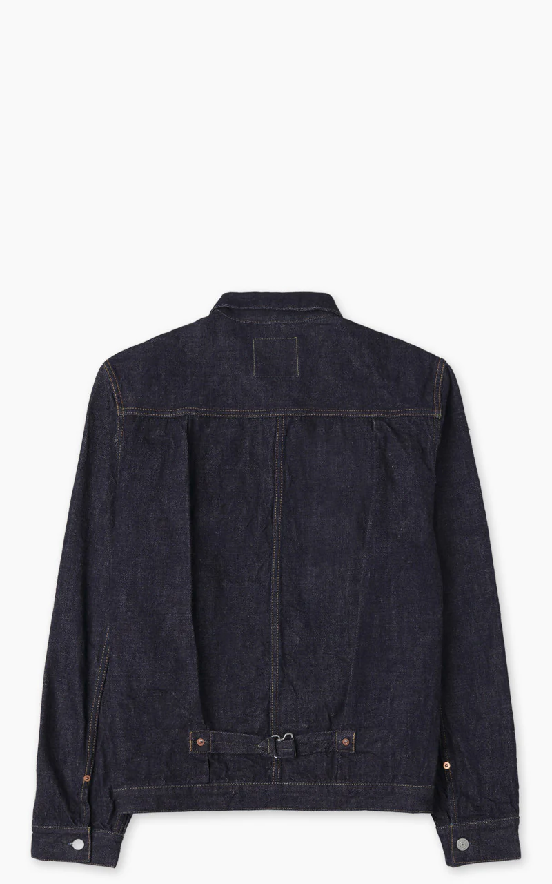 Omoto Denim 3115 Type 1 Denim Jacket Selvedge Indigo 13.5oz - Image 9