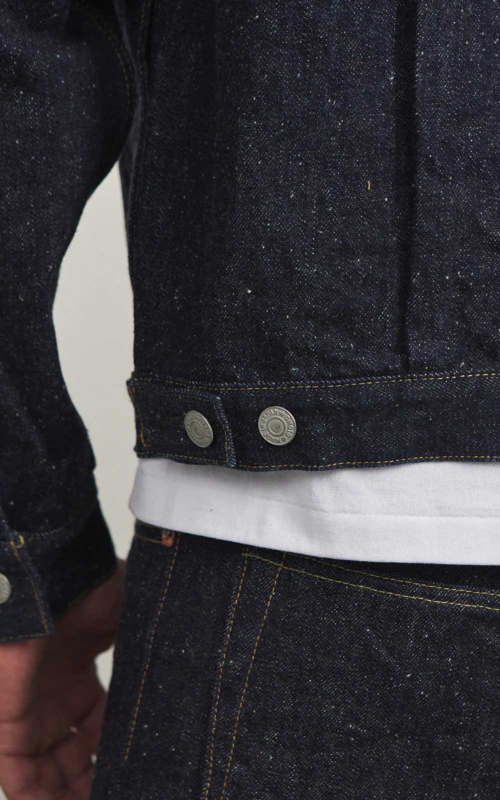 Omoto Denim 3212 Type 2 Denim Jacket Nep Denim Indigo 16oz - Image 11