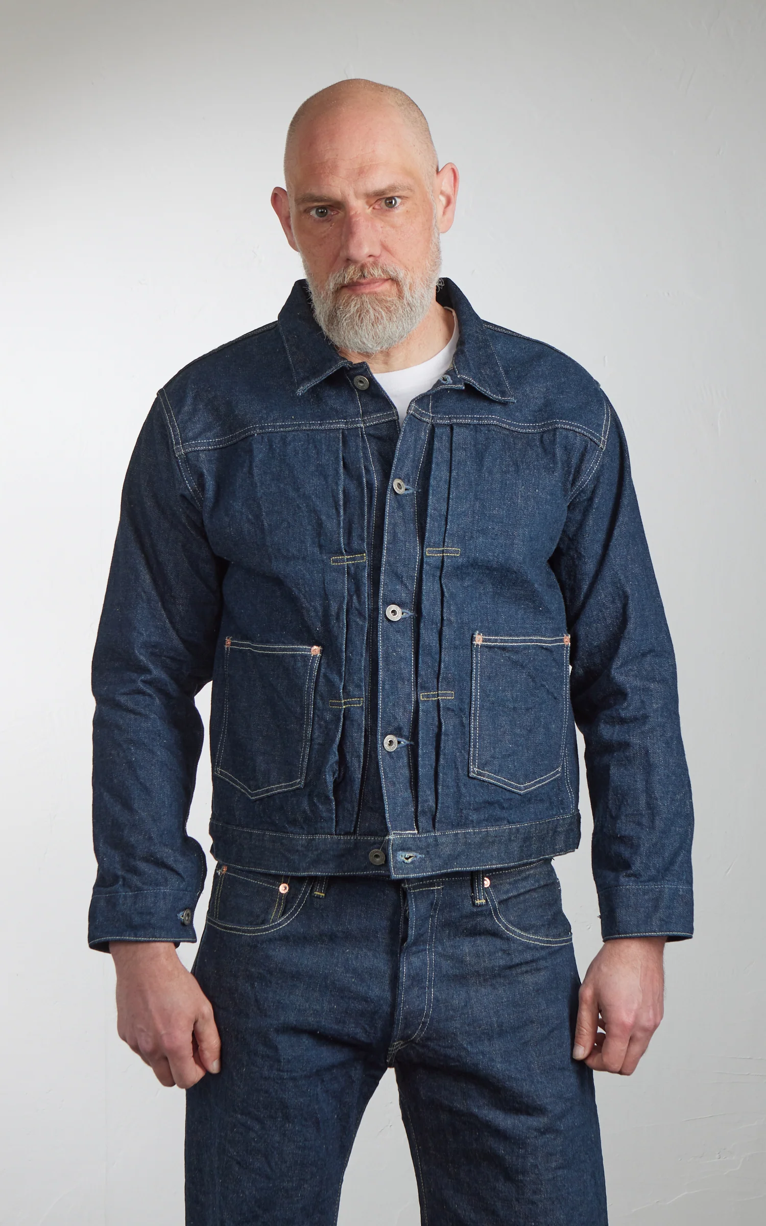 ONI Denim 03517-Ishikawadai Old Design Jacket Indigo 15oz - Image 2