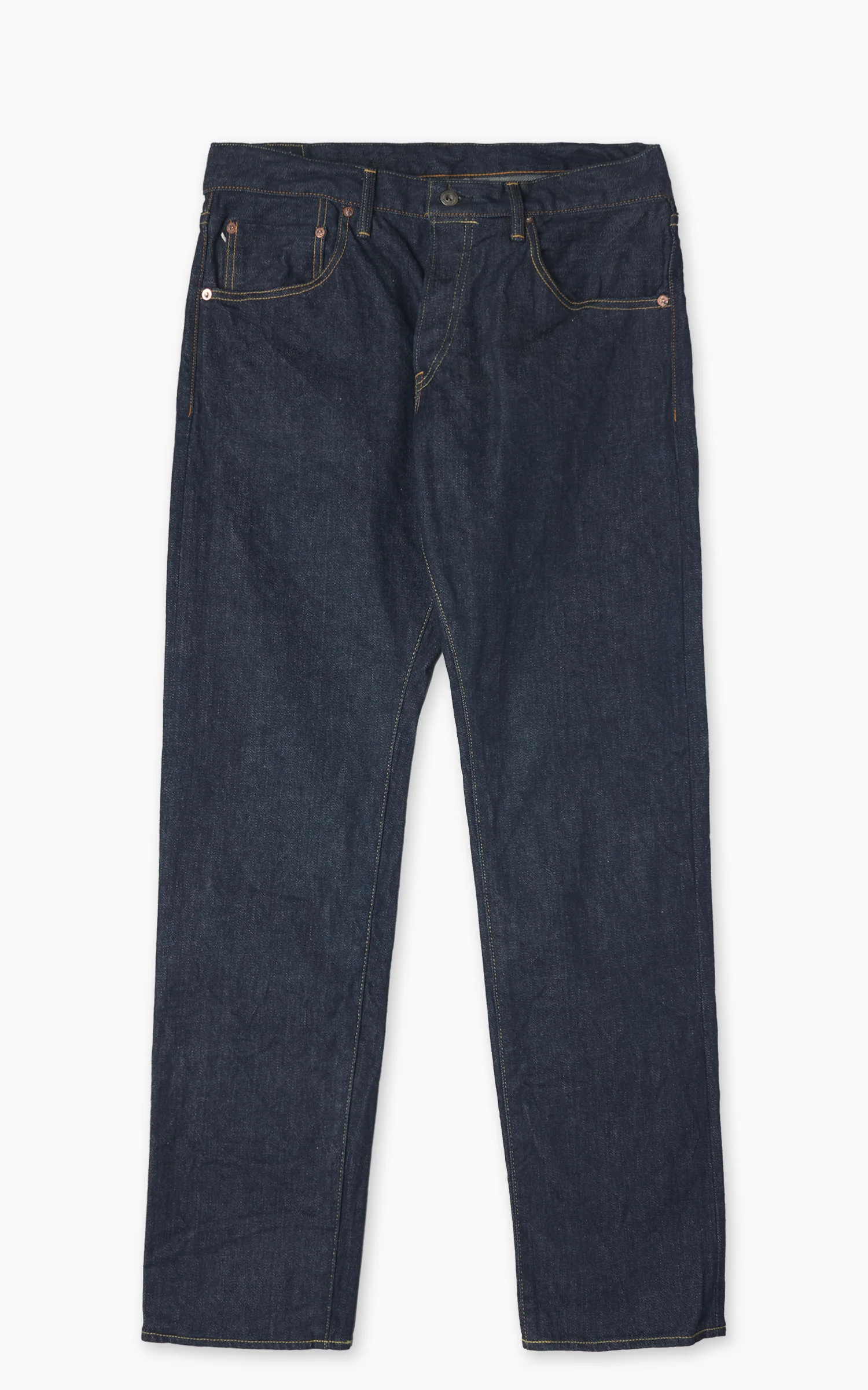 ONI Denim 121S-Ishikawadai Relax Tapered Stretch Denim Indigo 15oz - Image 3