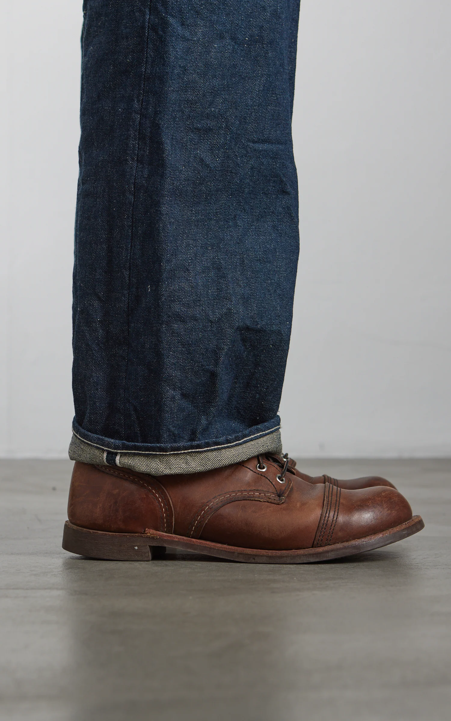 ONI Denim 200-Ishikawadai Wide Straight Denim Indigo 15oz - Image 7